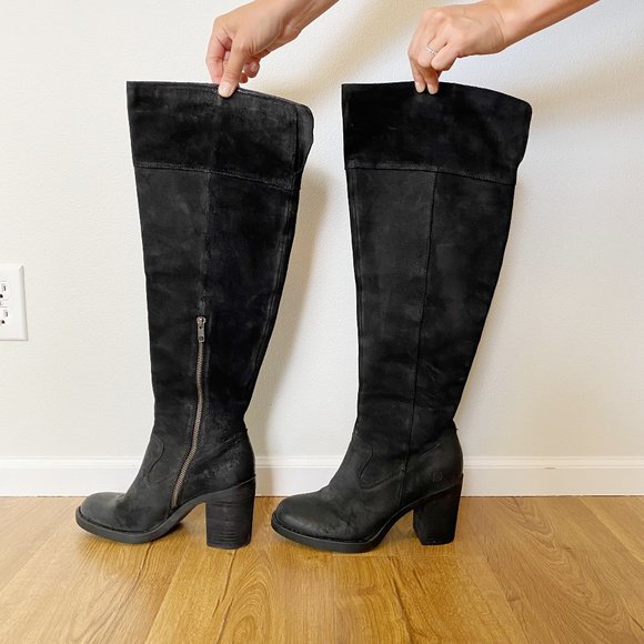 Born Shoes - Born Women's Kathleen Distressed Black Boot